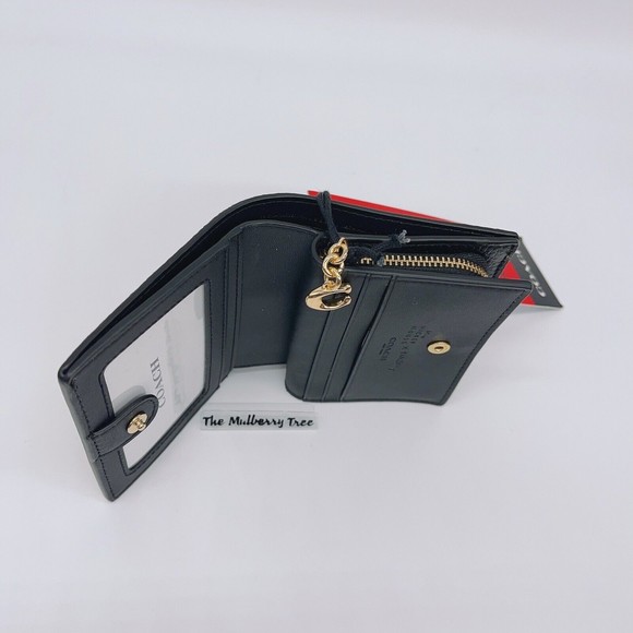 Coach C7446 Disney Mickey Mouse X Keith Haring Snap Zip Wallet NWT Org $198 - Picture 5 of 11